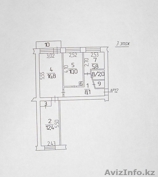 продам 3-комнатную квартиру в Орске - Изображение #1, Объявление #413433