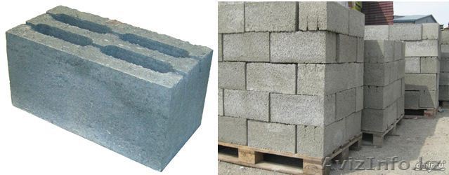 Пескоцементный 4-х пустотный  блок 400х200х200 - Изображение #1, Объявление #1274183
