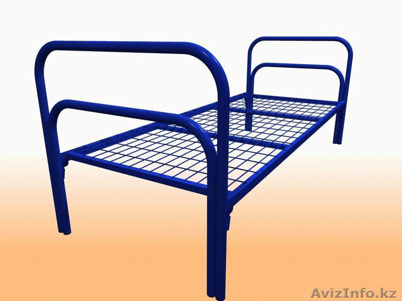 КРОВАТИ МЕТАЛЛИЧЕСКИЕ ОДНОЯРУСНЫЕ, ДВУХЪЯРУСНЫЕ И ТРЕХЪЯРУСНЫЕ  - Изображение #1, Объявление #1363087