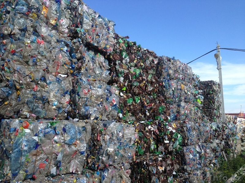 пэт-бутылка б/у, баклашка прессованная - Изображение #1, Объявление #1399368