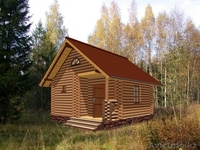 Дома и бани из оцилиндрованного бревна - Изображение #1, Объявление #171540