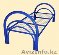 Металлические кровати одноярусные и двухъярусные от производителя оптом - Изображение #2, Объявление #924519