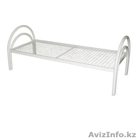 Железные двухъярусные кровати для бытовок, кровати для общежитий, оптом - Изображение #5, Объявление #1418602