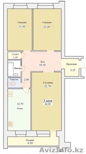 Продажа 1к., 2х, 3х квартир в новом жилом доме  - Изображение #4, Объявление #1052737