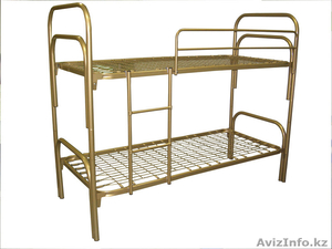 Кровати металлические двухъярусные, кровати для рабочих, кровати оптом. - Изображение #4, Объявление #1415382