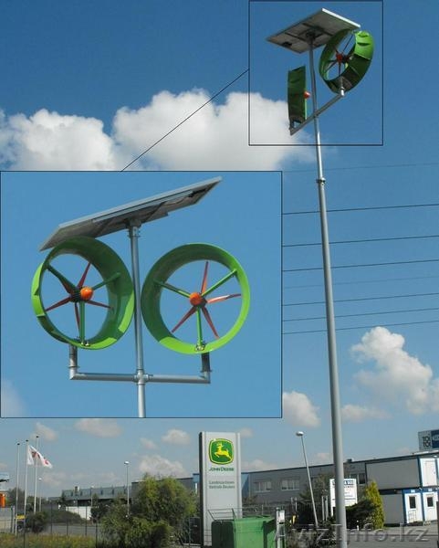 Ветро-электрогенераторыJPS - 500WS в сочетании с солнечным модулем - Изображение #2, Объявление #150125