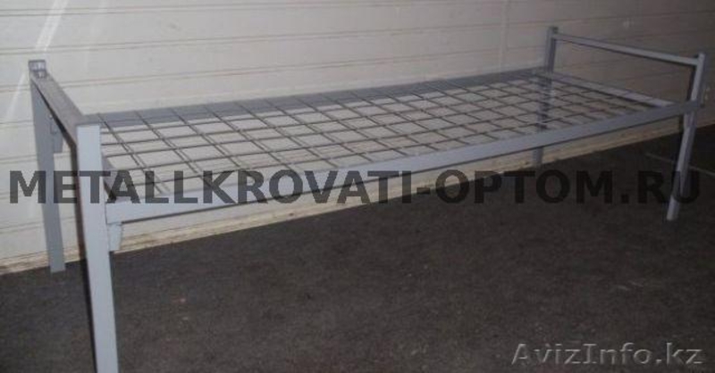 Металлические кровати одноярусные и двухъярусные для рабочих, строителей, отелей - Изображение #8, Объявление #924522