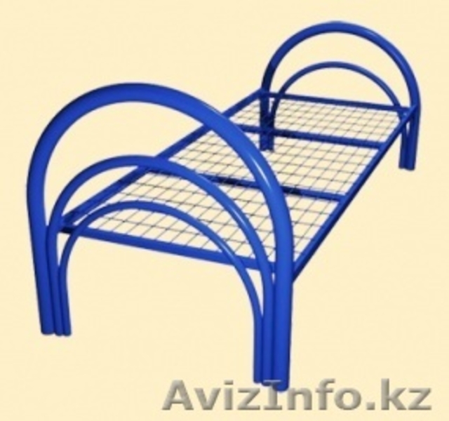 Металлические кровати одноярусные и двухъярусные от производителя оптом - Изображение #2, Объявление #924519