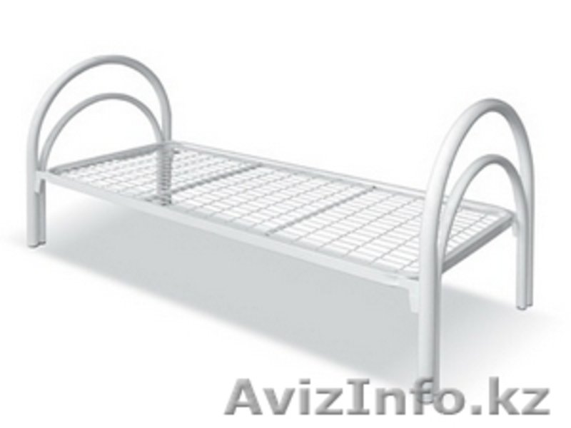 МЕТАЛЛИЧЕСКИЕ КРОВАТИ ОДНОЯРУСНЫЕ ОТ 750 РУБ, ДВУХЪЯРУСНЫЕ ОТ 1400 РУБ - Изображение #4, Объявление #1005519