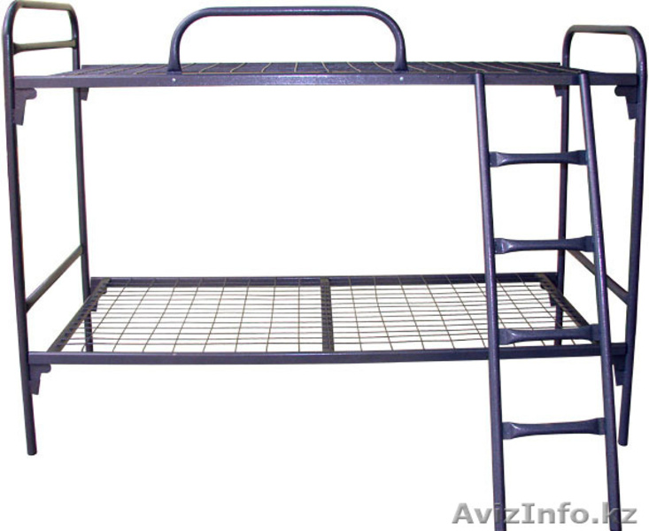 МЕТАЛЛИЧЕСКИЕ КРОВАТИ ОДНОЯРУСНЫЕ ОТ 750 РУБ, ДВУХЪЯРУСНЫЕ ОТ 1400 РУБ - Изображение #2, Объявление #1005519