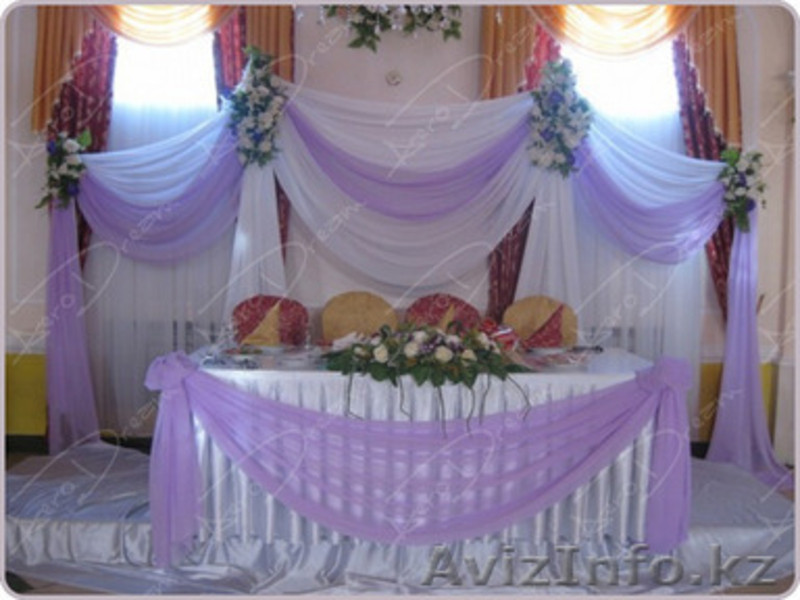 Оформление свадеб, президиума молодоженов, акжол, стойки с цветами - Изображение #4, Объявление #1109845