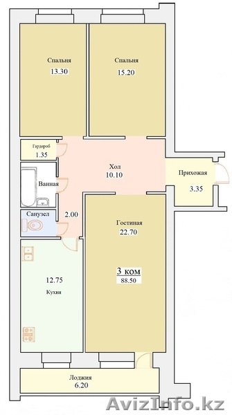 Продажа 1к., 2х, 3х квартир в новом жилом доме  - Изображение #4, Объявление #1052737