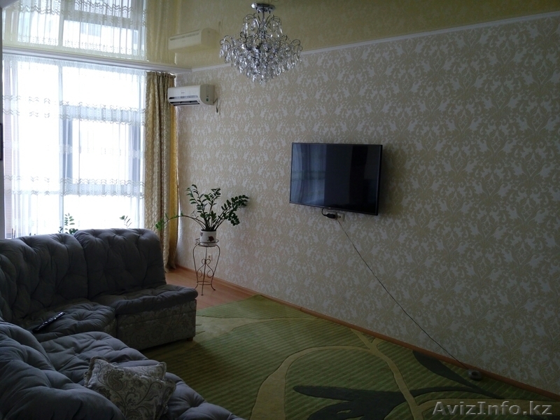 Сдам посуточно укомплектованную 2 комн кв элитном доме ЖК Актобе Ажары - Изображение #3, Объявление #1269298