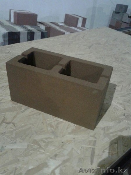  2-х пустотный пескоблок в любом цвете, 390*188*190мм. - Изображение #2, Объявление #1437315