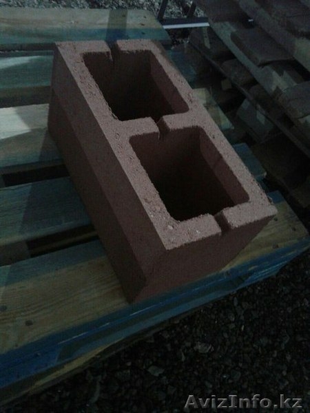 Пескоблоки-камень стеновой 2-х пустотный в любом цвете, 390*188*190мм. - Изображение #6, Объявление #1437279