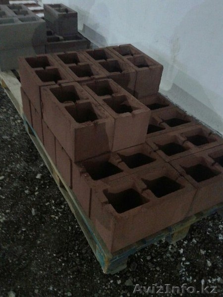 Пескоблоки-камень стеновой 2-х пустотный в любом цвете, 390*188*190мм. - Изображение #3, Объявление #1437279